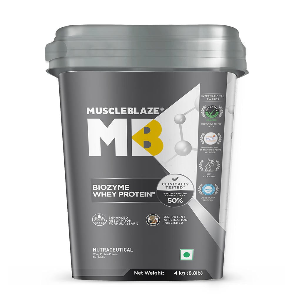 MuscleBlaze Biozyme Whey Protein