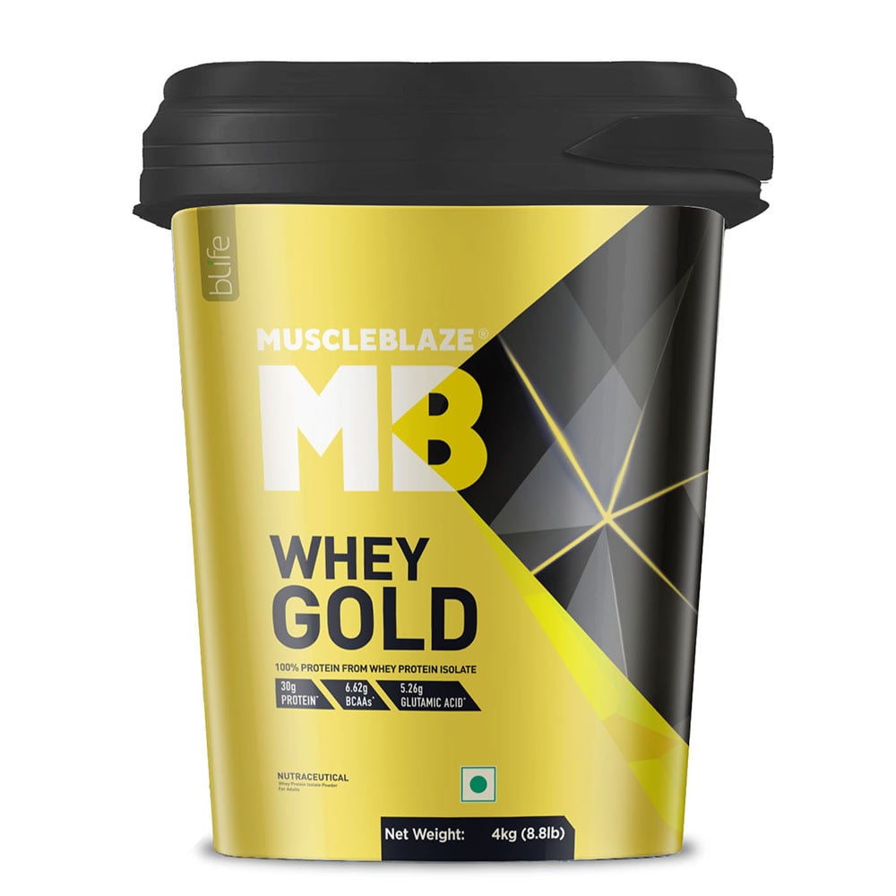 MuscleBlaze Whey Gold Protein Isolate with Digezyme
