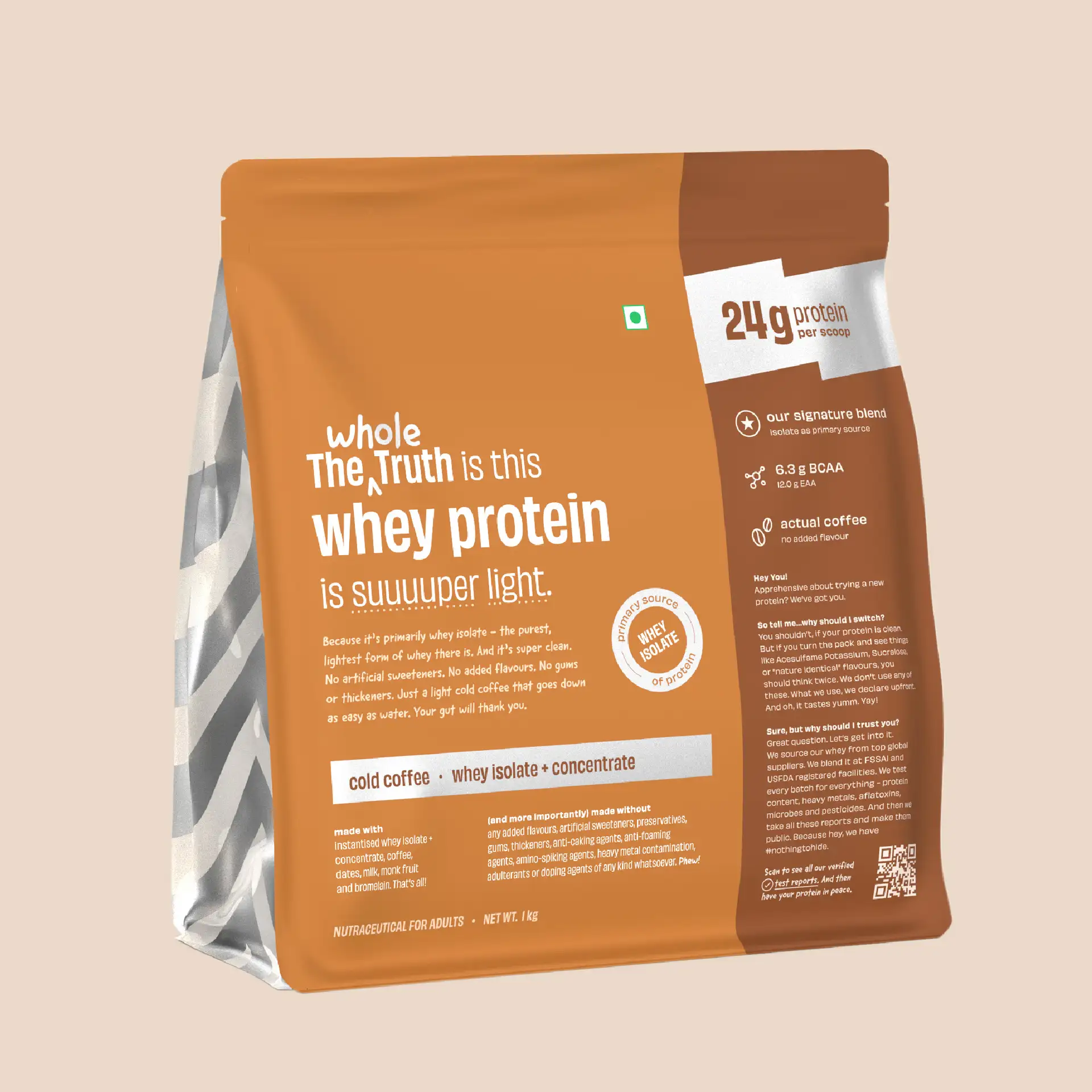 Cold Coffee 24 g Protein Powder