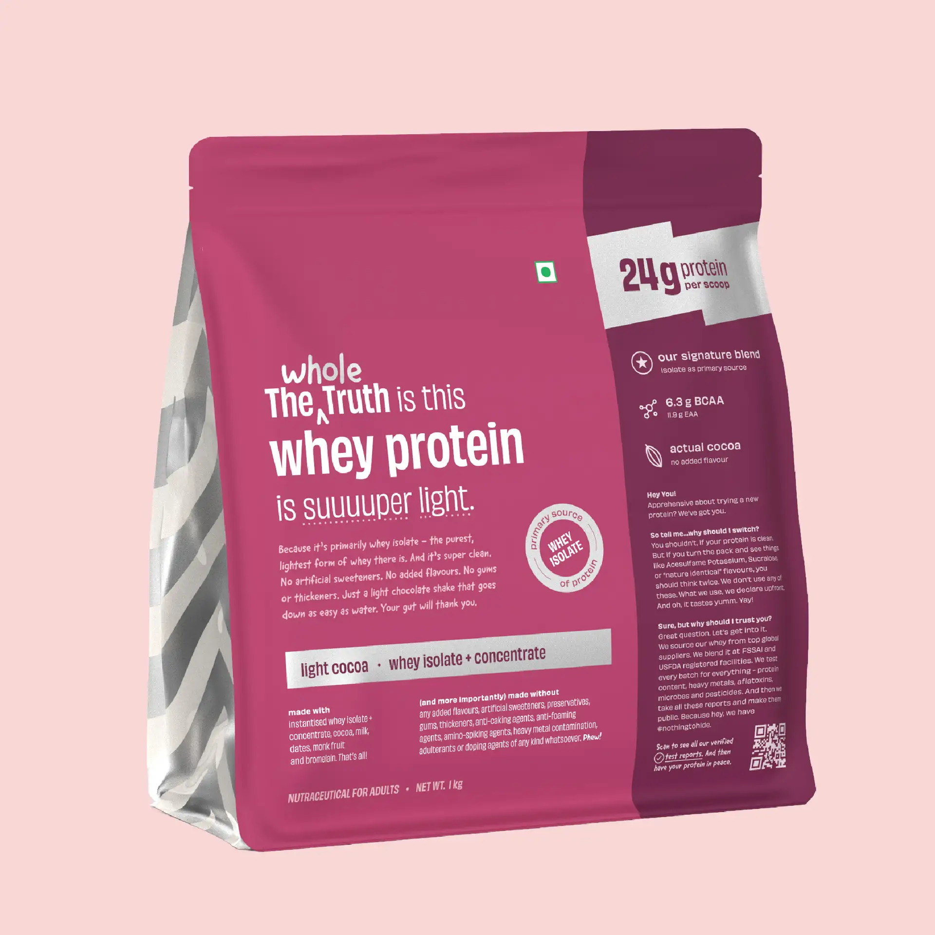 Light Cocoa 24 g Protein Powder