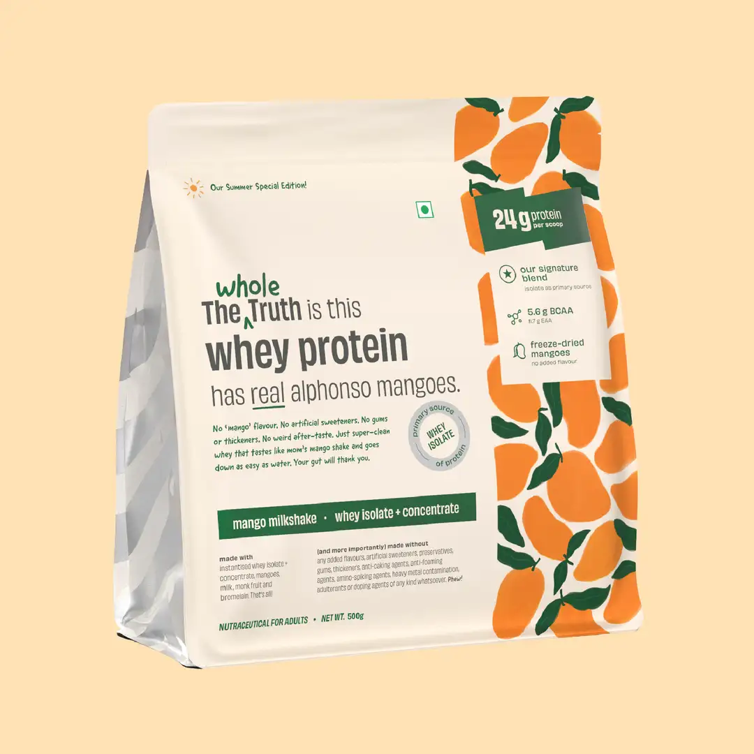Mango Milkshake 24g Protein Powder - Pack of 500 G