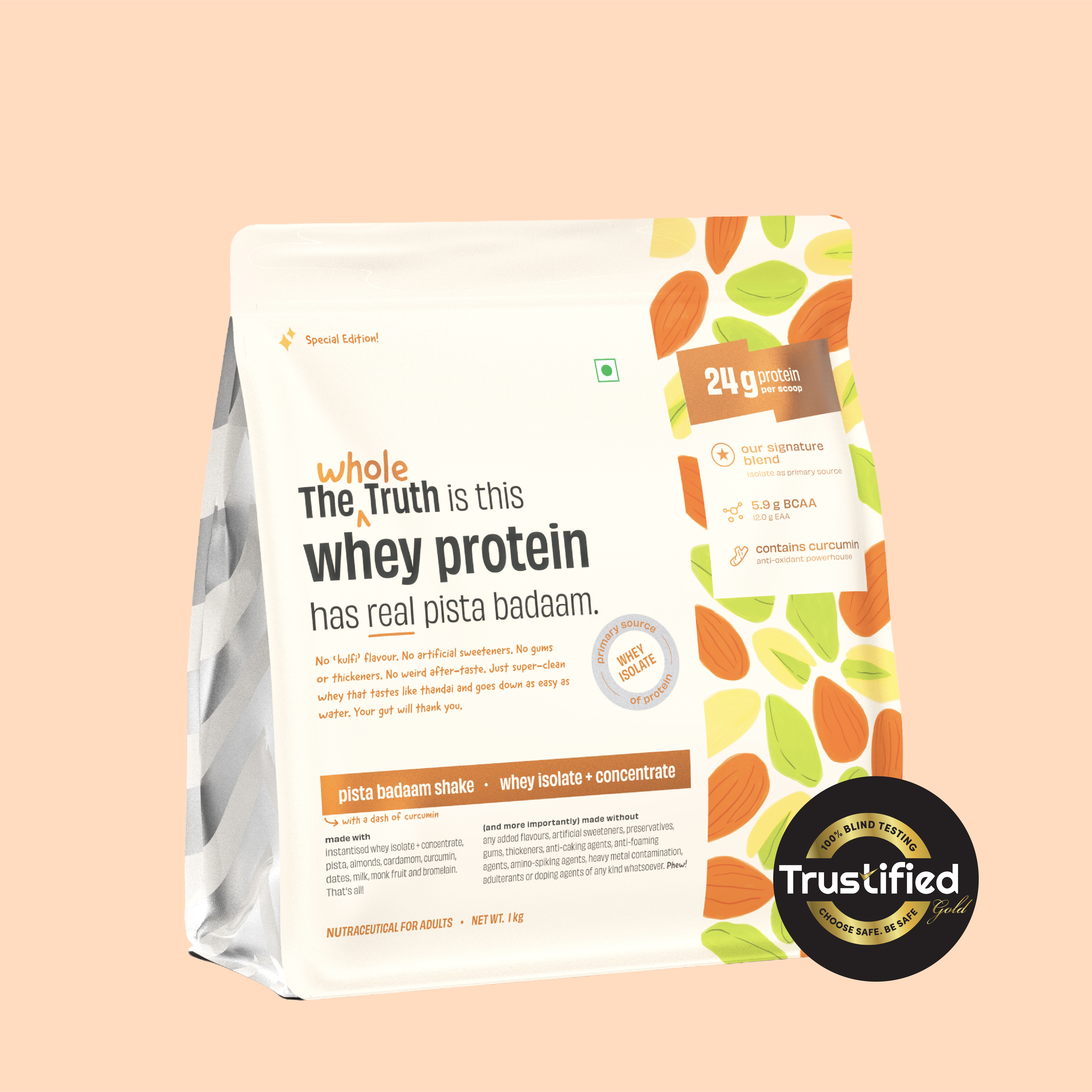 Pista Badaam 24 g Protein Powder