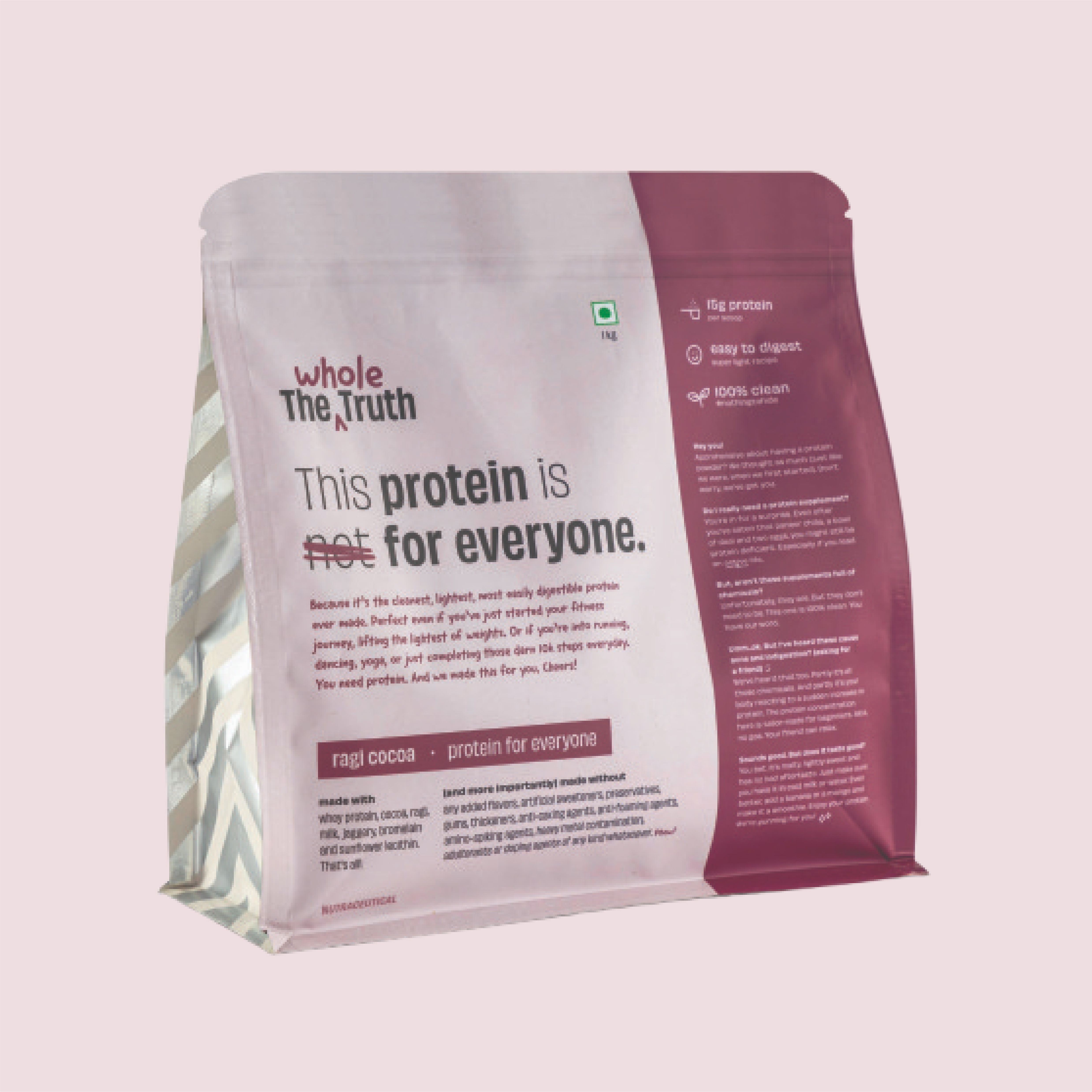 Ragi Cocoa 15 g Protein Powder Pack of 1 KG